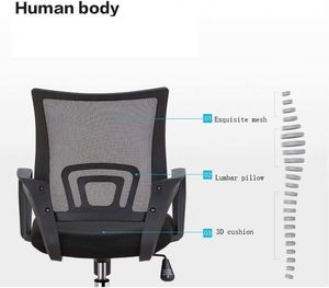 Modern Rotating Office Chair Gaming Ergonomic, <strong>Computer</strong> Ergonomically Adjustable Rotating Gray <strong>Computer</strong> Chair/ - Product Image 4