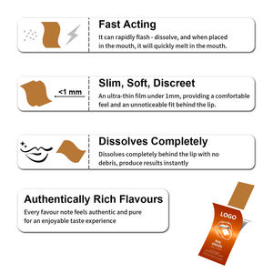 Harga grosir Strip tipis Ginseng pendukung imun dengan Ginseng merah alami energi Herbal Oral Strip suplemen - Product Image 3