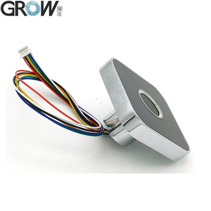 GROW R502-AW DC3.3V Ring LED custodia in lega di zinco modulo di impronte digitali sensore controllo accessi Arduino