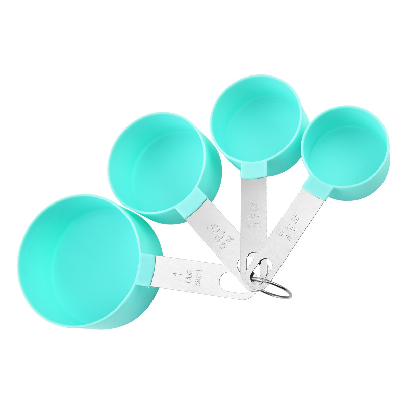 Mint green large 4-piece measuring cup
