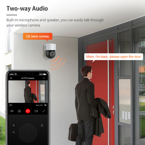 1080P 3MP 5MP PTZ WIFI Tuya Outdoor Camera with AI Tracking Colorful Night Vision Mini Camera - Product Image 4