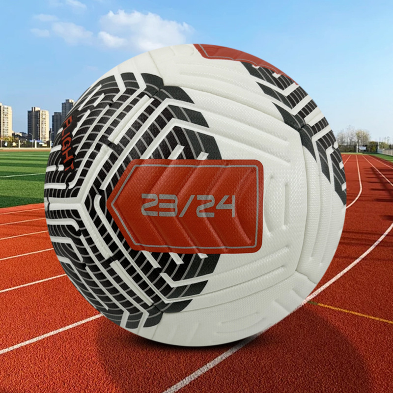 Premier league training ball white and black