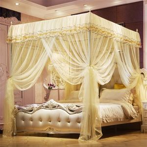 European and American Style Luxury Double Retractable Princess Canopy <strong>Royal</strong> Bedroom Bed Mosquito <strong>Net</strong> - Product Image 6
