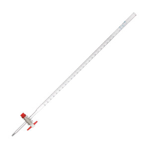 Cristalería de laboratorio Buret Boro 3,3 100mL Bureta de vidrio con llave de vidrio