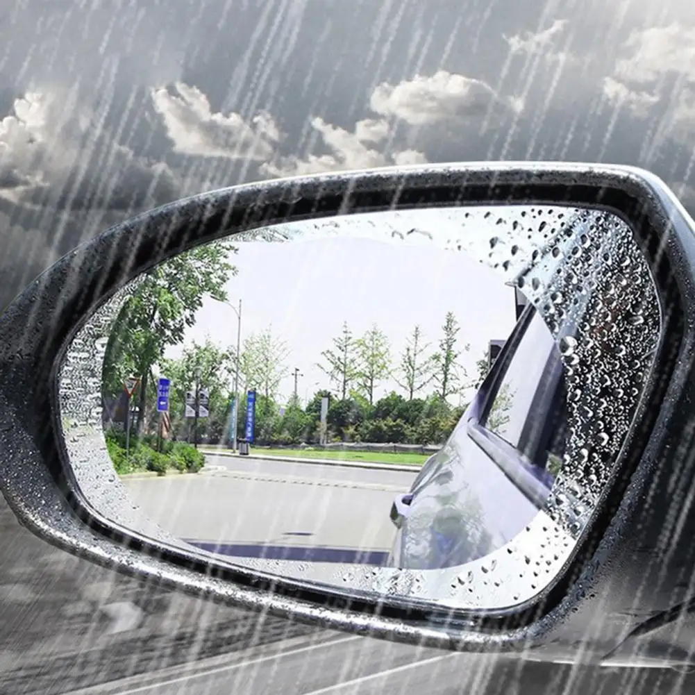 Anti Fog Car Mirror Window Clear Film Antir Rainproof Rearview Mirror Protective Film Waterproof Car Sticker Car accessories