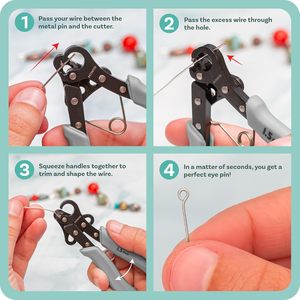Looper de un paso para crear y recortar bucles consistentes de 1,5mm para joyería, uso con alambre artesanal de 18-26G - Product Image 4