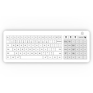 <strong>Multi</strong>-Interface Medical Touchscreen Glass <strong>Keyboard</strong> IP67 Waterproof USB 2.4G Wireless Bluetooth Connection 3 in 1 - Product Image 1