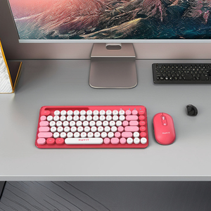 Havit KB833GCM fabrika 2.4G OEM kablosuz klavye ve fare combo set düzeni renkli masaüstü dizüstü kablosuz klavye ve fare - Product Image 2