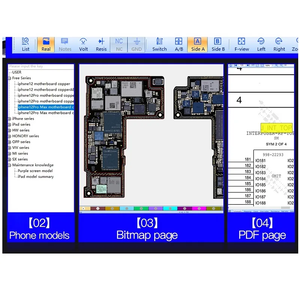 JCID Programmer Intelligente Wartung Zeichnung Schema Diagramm Schaltkreis integrierte Bitmap für iPhone iPad Android JC Software