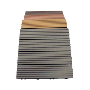 Eenvoudig Te Installeren Anti-Corrosie Kunststof In Elkaar Grijpende Vloeren Waterdichte Snap-On Terrasplanken Voor Binnenbalkon Buitenterras - Product Image 2