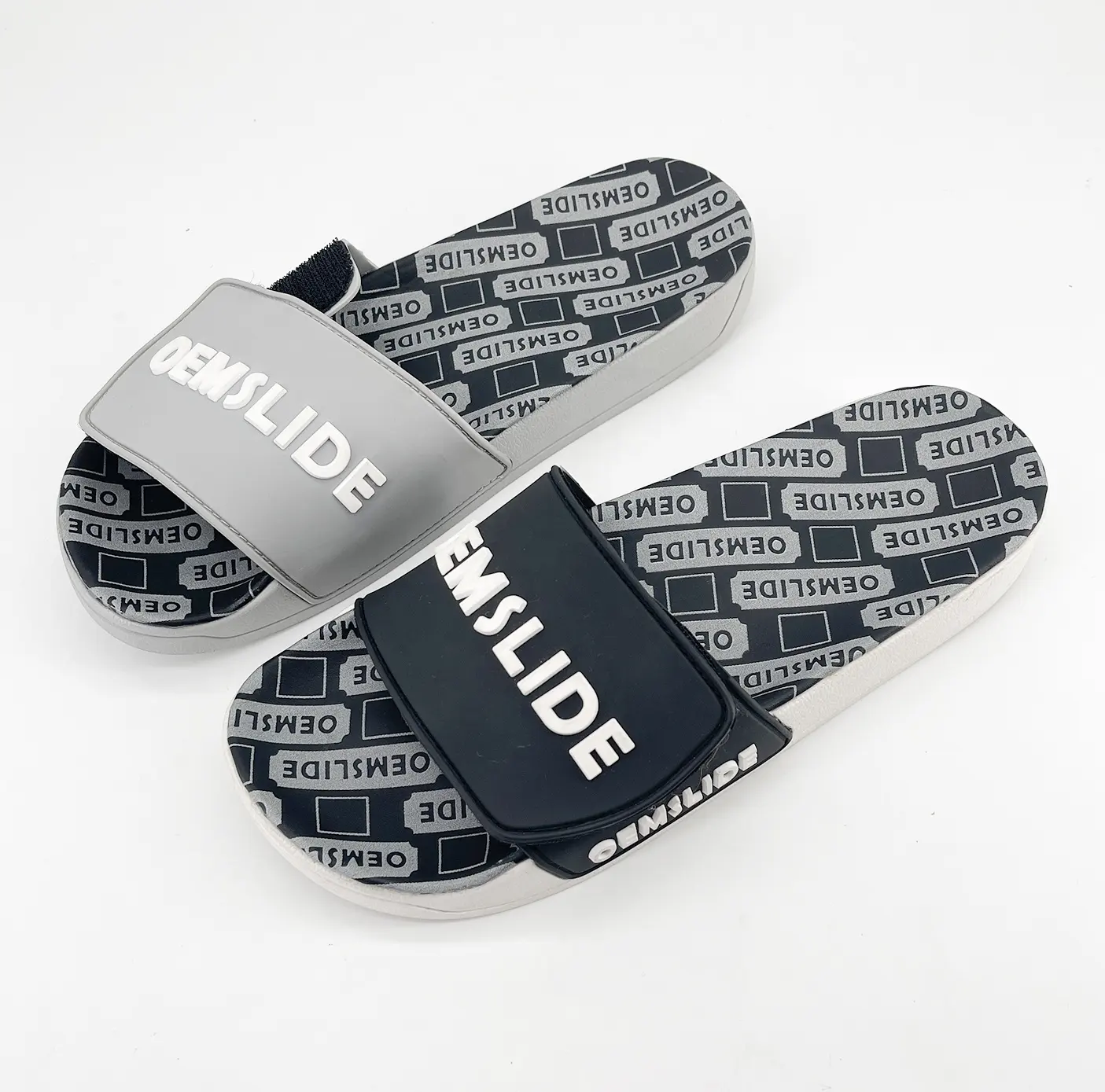 Oem Blank Print 3D Slide Sandalen Frauen Custom Embossed Logo Neueste Designer Damen Gummi pantoffeln Günstigste Online 2022