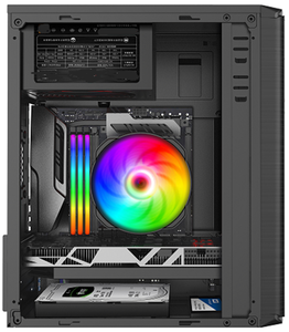 Ront ananel 4 USomomomputer ase para ksktop ase con fuente de alimentación - Product Image 3