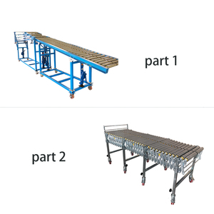 High-Level <strong>Unloading</strong> Platform Telescopic Gravity Roller Conveyor for Efficient Container Handling