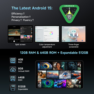 ALLDOCUBE IPlay 60 Mini 4GB RAM 64GB ROM 512GB SD 8.68 pollici Android 15 Tablet 4G LTE 90Hz frequenza di aggiornamento Widevine L1 Netflix GPS - Product Image 6