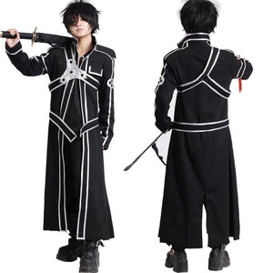Sword Art Online SAO Kirito Kirigaya Kazuto ชุดคอสเพลย์ (แจ็คเก็ต + กางเกง + เสื้อยืด + สายคล้องไหล่ + เข็มขัด + ปลอกแขน) - Product Image 4