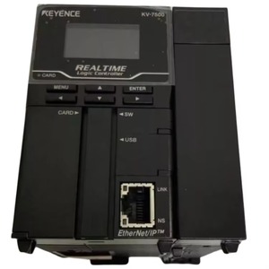 KV-7500 New in Box KV-7500 <strong>PLC</strong> <strong>Programmer</strong> Controller Color Black New and Unopened One Year Warranty - Product Image 1