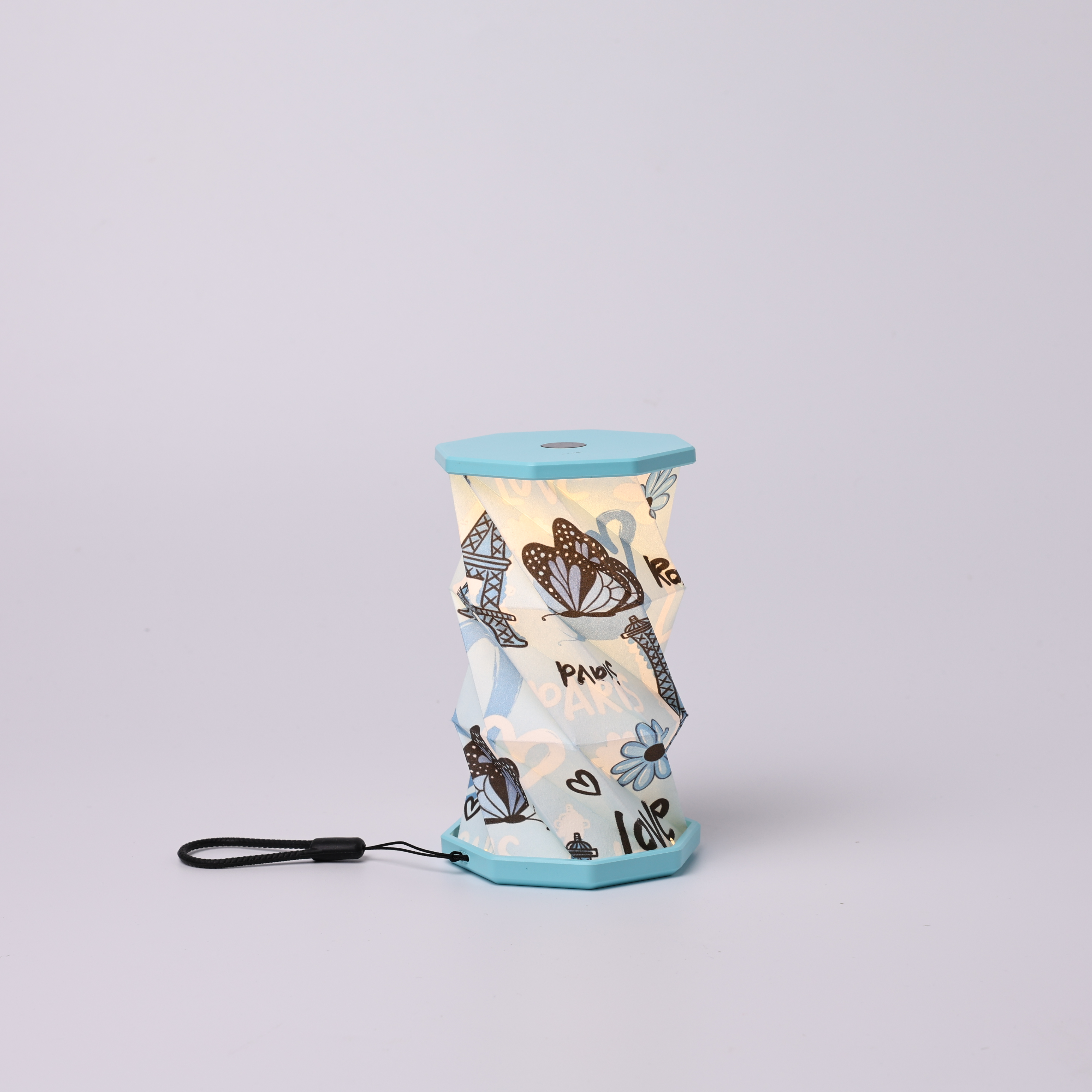 Blue-mini rotating lamp