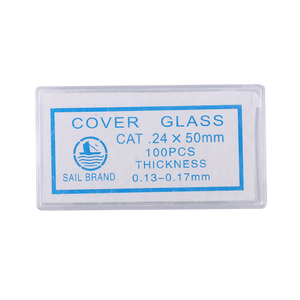 Portaobjetos de vidrio de laboratorio ultra claro personalizado de fábrica, microscopios, portaobjetos de vidrio - Product Image 4