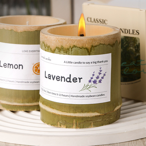 Nhà Sản Xuất Bán Buôn Sáng Tạo Tre Ống Cup Phong Cách Cho Giáng Sinh Và Phục Sinh Hương Liệu Nến Sinh Nhật Lễ Hội Quà Tặng - Product Image 4