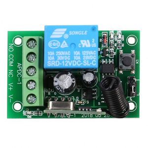 DC 12V 1 CH Channel RF Transmitter &amp; 433MHz <strong>Wireless</strong> Remote <strong>Control</strong> Universal <strong>Relay</strong> Switch Receiver with Learning Code - Product Image 4