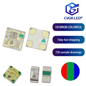 หลอดไฟ LED สีมหัศจรรย์ RGB 0402เม็ดมี2812 IC ในตัวสามสี1010ไดโอดเปล่งแสงสีแดงสีน้ำเงินและสีเขียว - Product Image 2