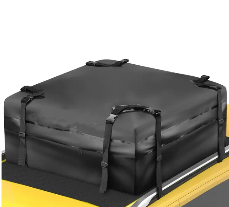 Bolsa de transporte de carga para techo con alfombrilla antideslizante 15 pies cúbicos bolsa impermeable para techo de coche bolsa de almacenamiento de equipaje de carga superior