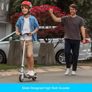 สำหรับ Segway สำหรับ Ninebot สกู๊ตเตอร์ไฟฟ้า C8สำหรับเด็กอายุ6-12 6.2ไมล์ช่วงและ8.7 MPH 180W มอเตอร์ E-Scooter สองล้อ S - Product Image 3