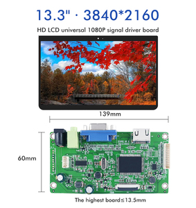 N133DCE-GP14K 13.3インチラップトップ液晶ディスプレイパネルモジュール3840*2160解像度eDP 4レーンインターフェイスH-DMIまたはVGA TO EDPボード - Product Image 6