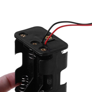 6AA 2A Batteriesp eicher clip halter 9V DIY-Akkus Power Box Case Schwarze Kabel Backup-Ladegerät IQOS Education Maker Boards - Product Image 4