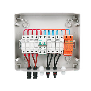 IEC TUV CE SNDB-PV5/1 IP65 Waterproof 4 in 1 Out 500v 15a Array 4 <strong>Strings</strong> Solar Pv Dc Electric Combiner Box for Solar System - Product Image 5