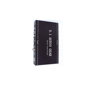 Decodificador de Audio Digital de varios canales, soporte Coaxial SPDIF, DTS/AC3/convertidor de audio óptico, decodificador 5,1
