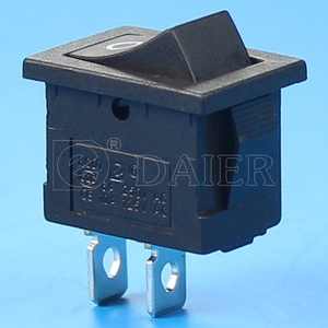 KCD1-2-101 6A 250VAC ON OFF 2 pozisyon 2PIN Mini CQC Rocker anahtarı Soken anahtarı - Product Image 5