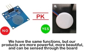 Customizable 3.3V-24V Controllable <strong>Arduino</strong> Penetrating Capacitive Touch <strong>Sensor</strong> Digital Capacitor Touch <strong>Sensor</strong> Switch Module - Product Image 4