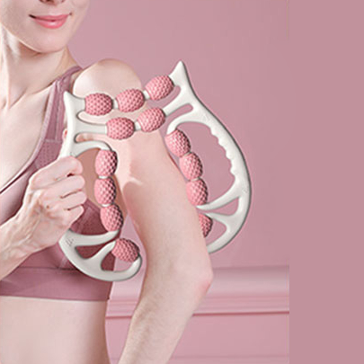 New Design Trigger Point Muscle Massager U Shape Rolling Massager 360 Deep Tissue Relaxer