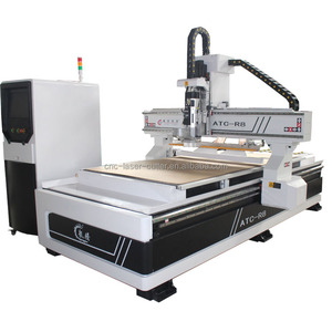 Enrutador de corte de madera sólida, máquina enrutadora industrial de 3 ejes, atc, cnc, para mesa de ordenador, fabricación de armarios - Product Image 1