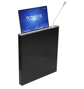Nuovo arrivo DC12V ascensore per Computer elettrico a prova di danni tavolo da riunione Monitor LCD ascensore per sistema di conferenza senza carta - Product Image 1