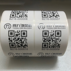 Unique Scannable QR Code Stickers Fácil de usar Etiquetas inteligentes Etiquetas QR Code para armazenamento e organização