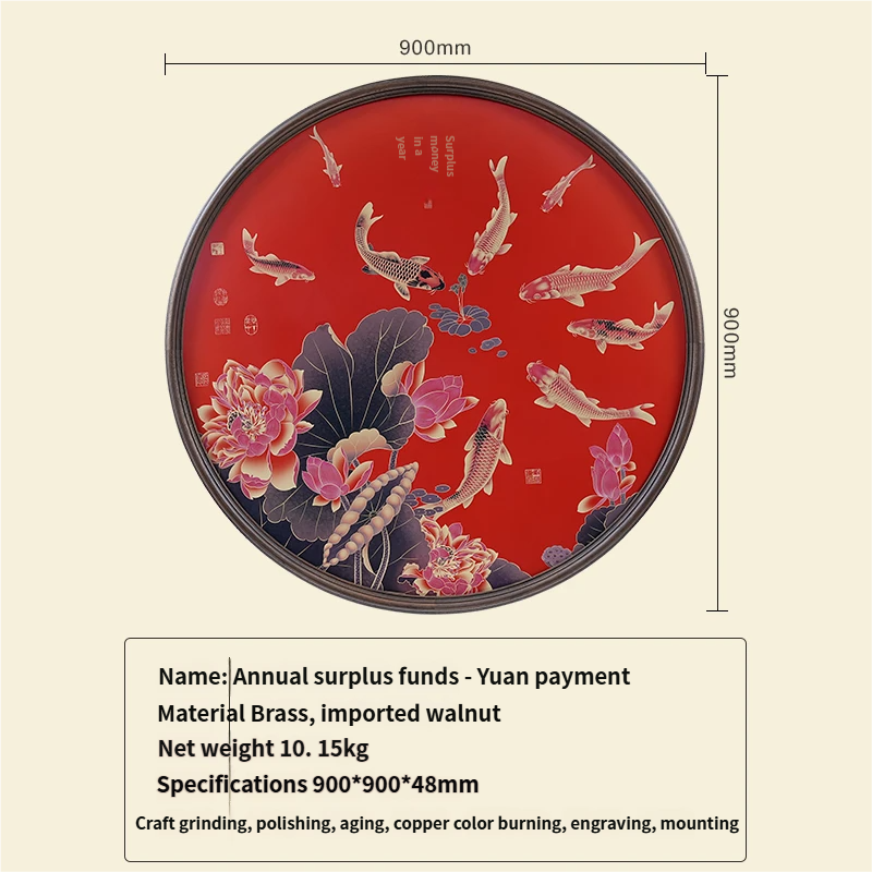 Years of surplus wealth - circular - red