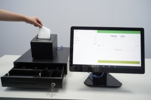 Windows 11餐厅零售账单打印机触摸Pos收银机POS终端收银机一体机POS系统 - Product Image 5