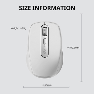 Performance Fast Scrolling Logitech Mx Anywhere 3 Wireless Compact 1000 <strong>Dpi</strong> Office Portable Gaming Silent Rechargeable <strong>Mouse</strong> - Product Image 5