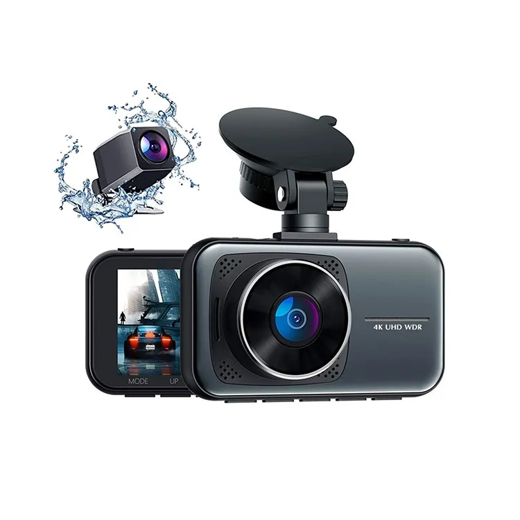 Auto kamera 3,0 Zoll Dual Recording Dash Cam 5G WiFi GPS Front objektiv 4K mit 1080P Rückfahr kamera und 24 Stunden Park überwachung