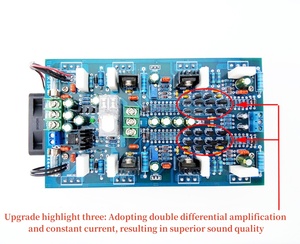 Smart Electronics three-tube audio <strong>amplifier</strong> 500W + 500W <strong>2</strong>.0 channel rear <strong>amplifier</strong> board