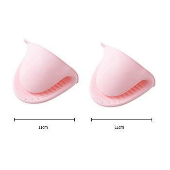 Guantes anti-calientes rosa