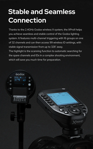 GODOX XPRO II C/n/s/f/o TTL เครื่องส่งสัญญาณไร้สายแฟลชทริกเกอร์ GODOX X Pro กล้องถ่ายรูป - Product Image 4