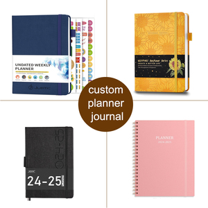 Free Sticker A5 New Personalized Customizable Printing <strong>Note</strong> Book Pu Hardcover Logo Leather Bound Lined Journal <strong>Notebook</strong> - Product Image 4