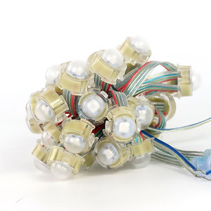 Новый дизайн rgb 12 В dmx светодиодный пиксельный водонепроницаемый программируемый светодиодный пиксельный развлекательный светодиодный точечный источник света 20 мм