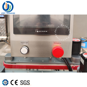 Tappatrice a vite della bottiglia del tappo della pompa del grilletto del tappatore in linea Semi automatica a quattro ruote - Product Image 2