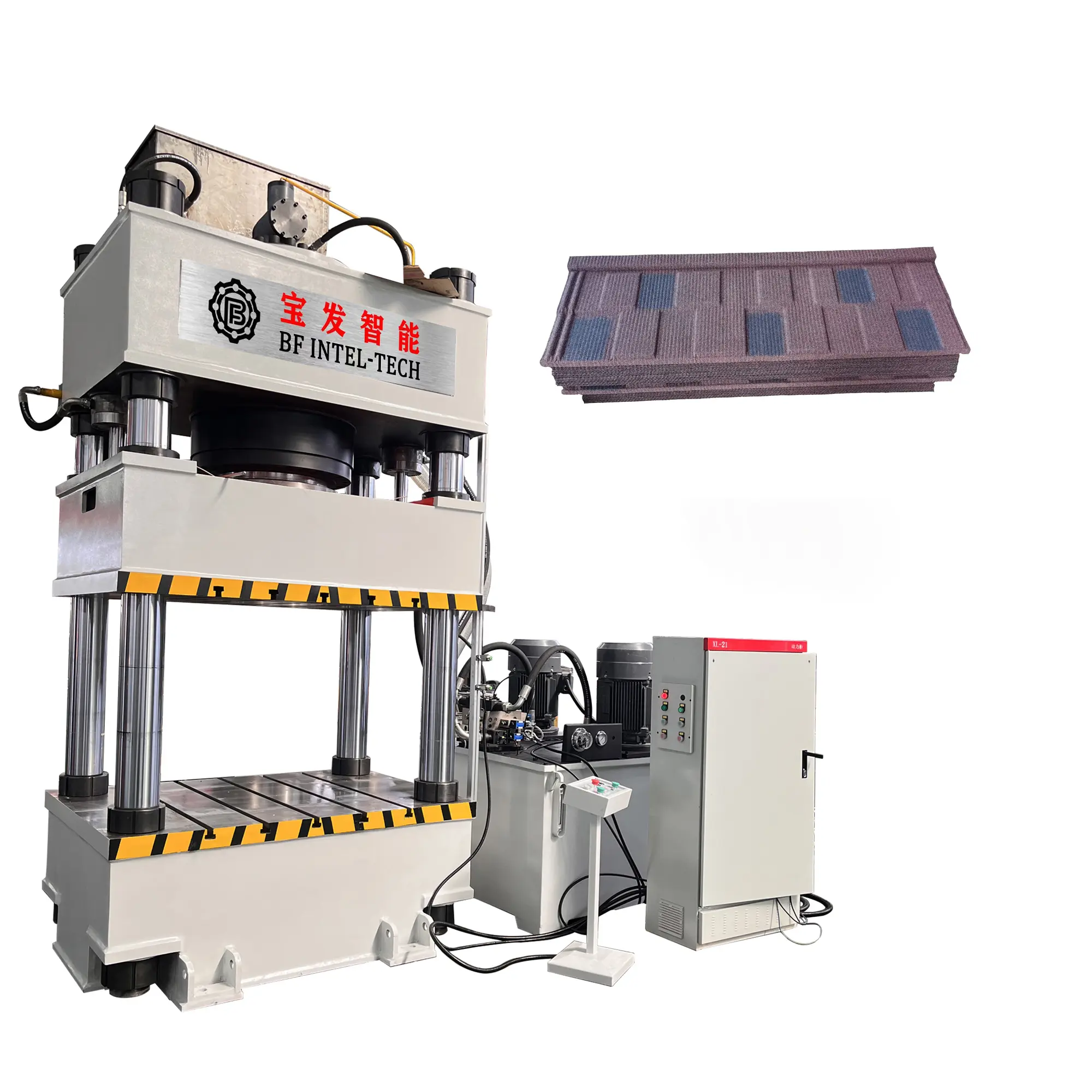 ODM 315T four-column forming building tile hydraulic press