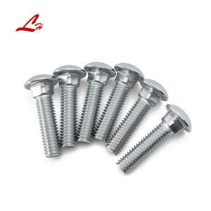 Stainless Steel Plain Metric M6 M8 M10 M12 M16 Standard 304 316 Din603 Mushroom Head <strong>Bolt</strong> Round Head Square <strong>Neck</strong> <strong>Carriage</strong> <strong>Bolts</strong>
