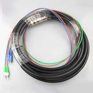 Outdoor Waterproof 2 4 6 8 12-Core FC-APC Connector Armoured Fiber Optic Jumper Wire Cable for POE WIFI <strong>IP</strong> <strong>TCP</strong> <strong>Networks</strong> - Product Image 5